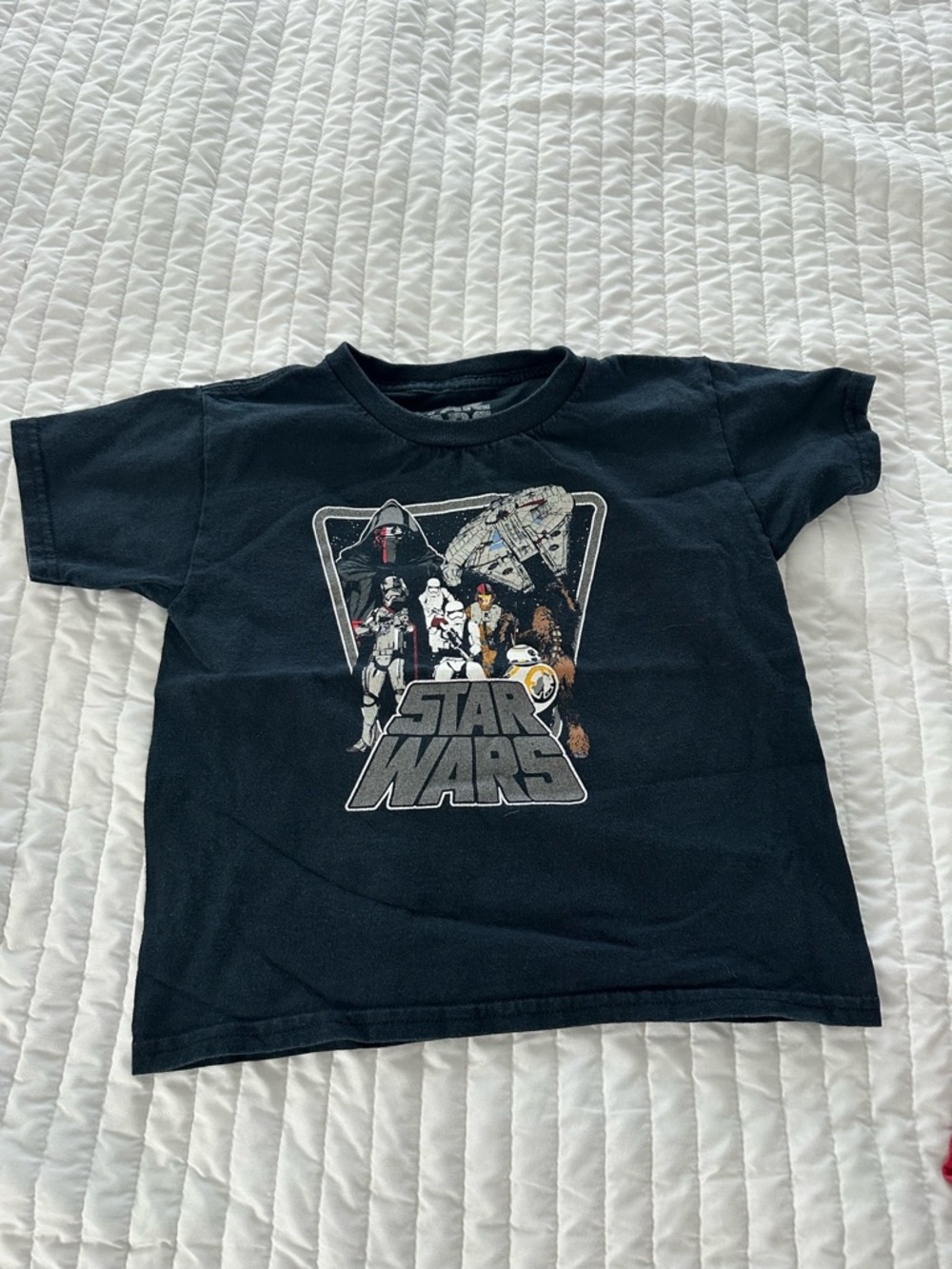 Kids Star Wars Black Graphic Tee xs small shirt